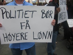 marche de col&egrave;re des africains &agrave; OSLO