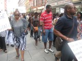 marche de colère des africains à OSLO